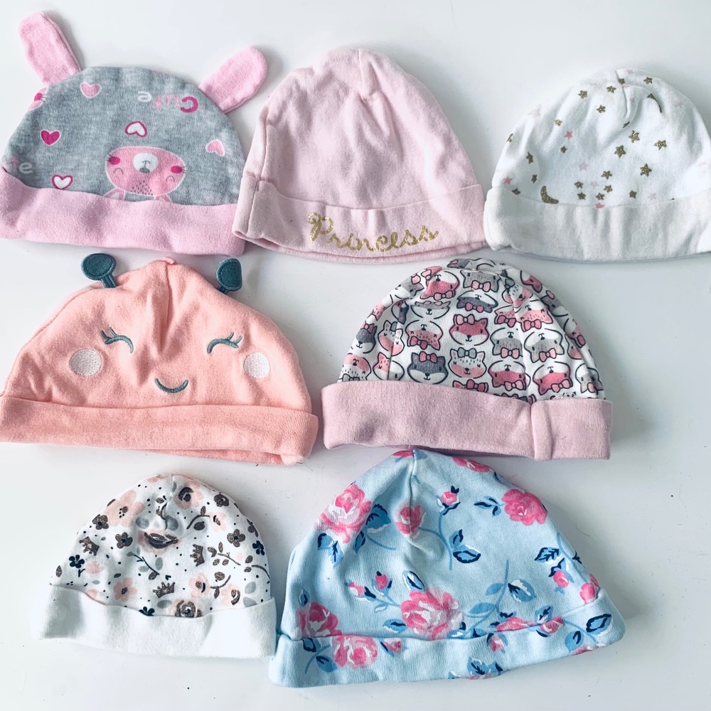 Nwot Baby girl bundle - infant hats
